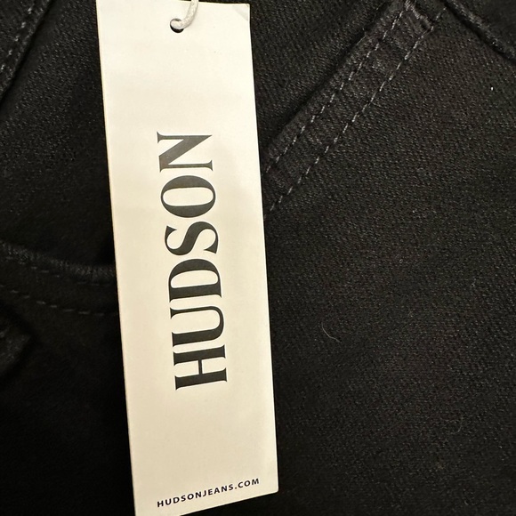 HUDSON Jeans Rosalie High-Rise Wide Leg Ankle Black Women Size 25 $215 MSRP - Picture 10 of 12